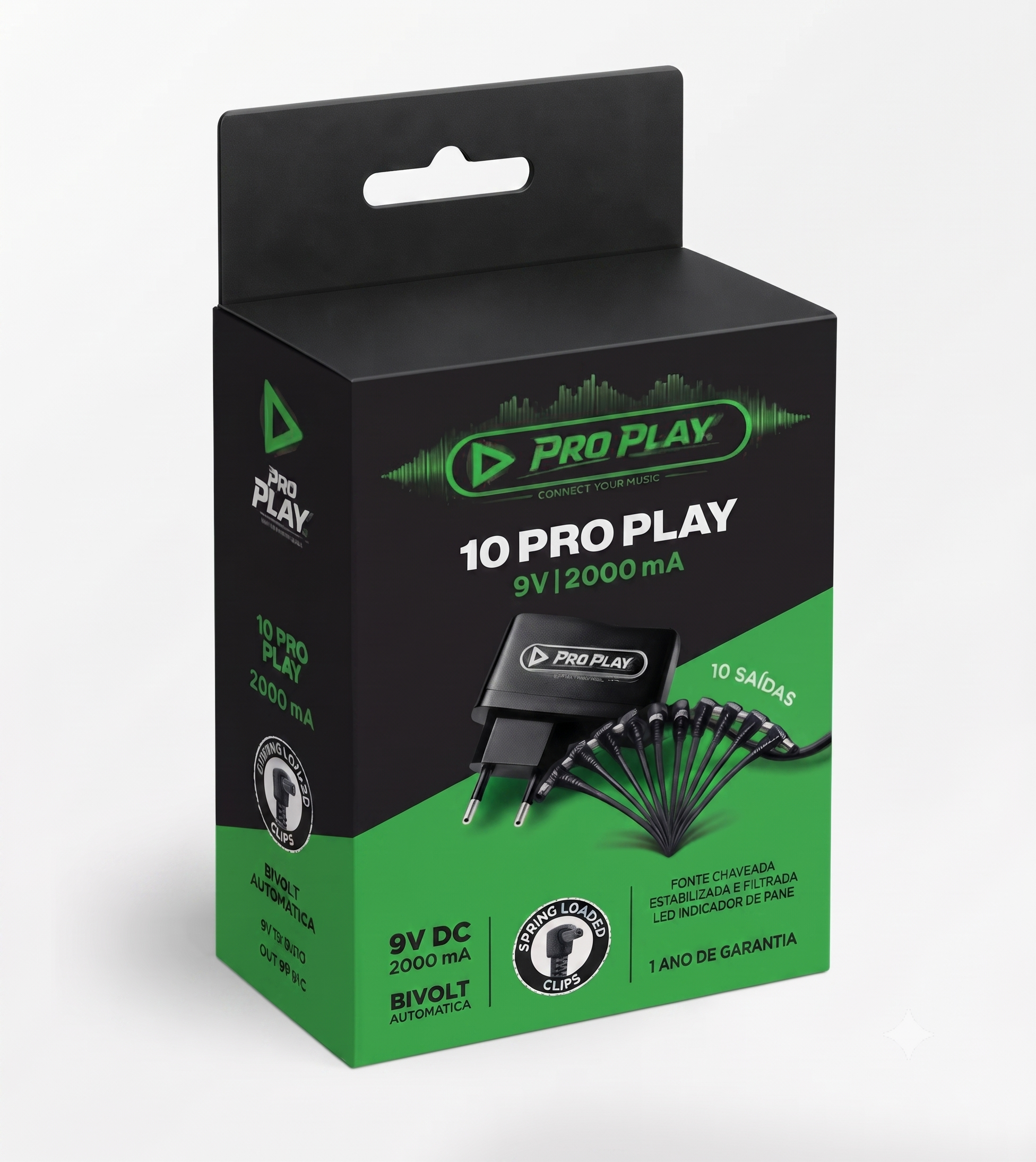 10 PRO PLAY 9V - Embalagem
