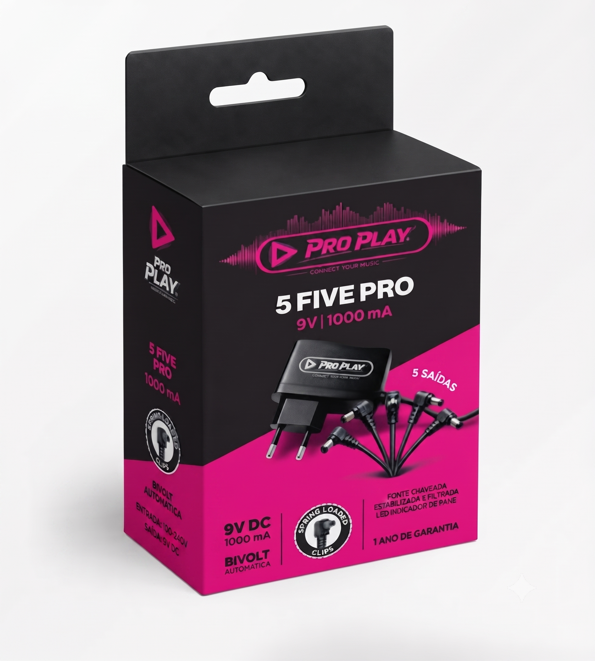 5 FIVE PRO 9V - Embalagem